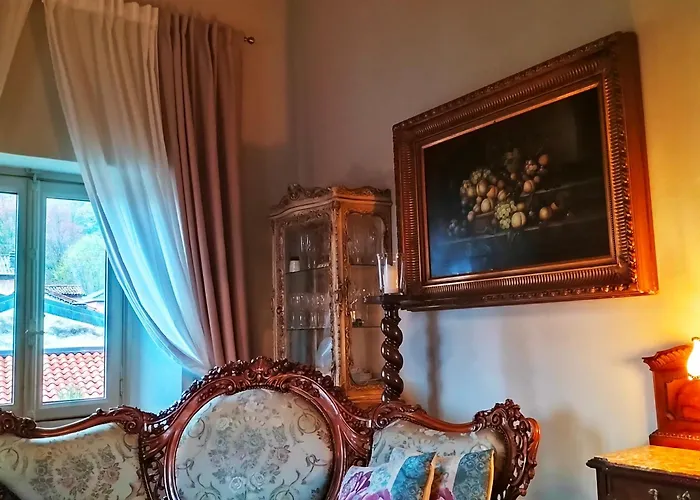 Vista Panoramica Giardino E Montagne Magreglio